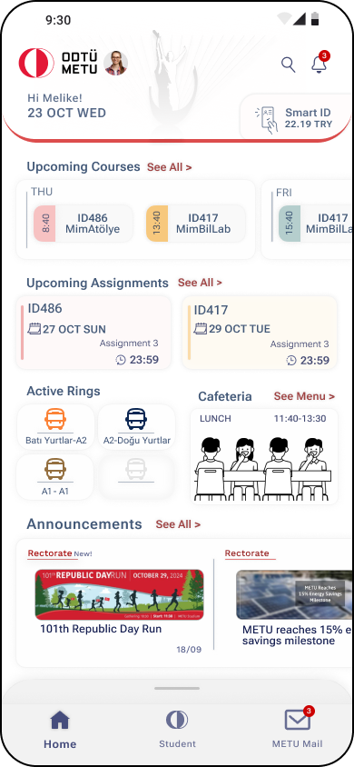 Home page progression, iteration 10