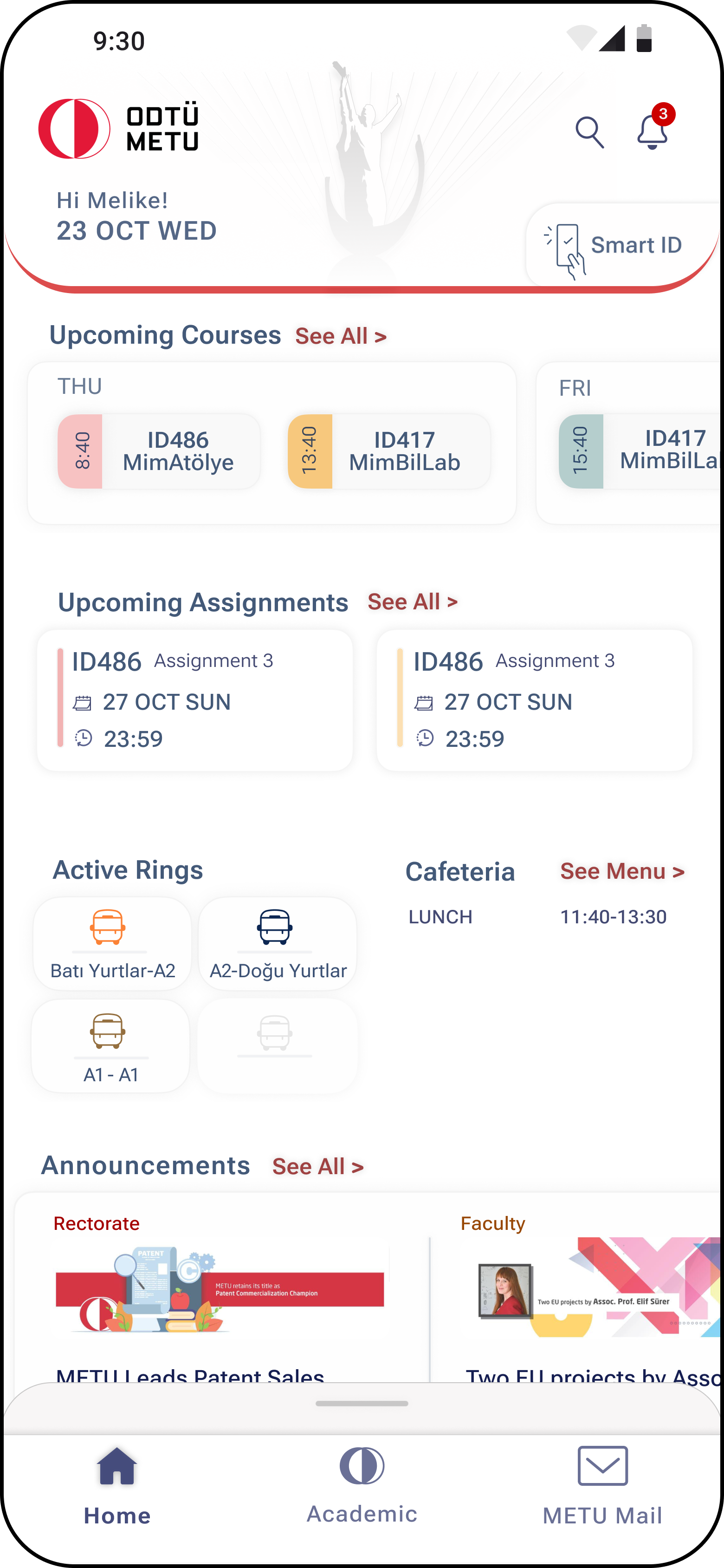 Home page progression, iteration 9