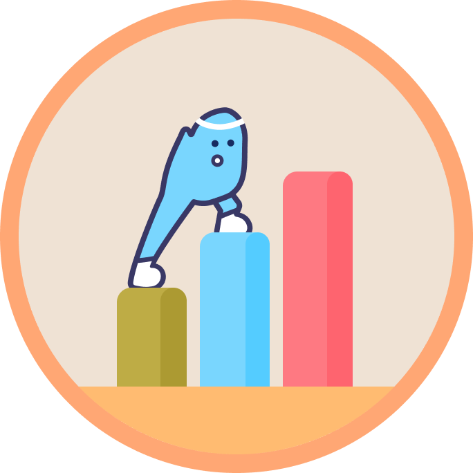 GlucoBuddy watch UI — progress statistics
