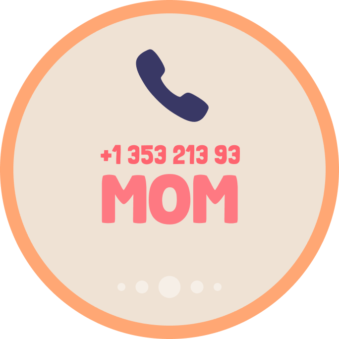 GlucoBuddy watch UI — call parent screen