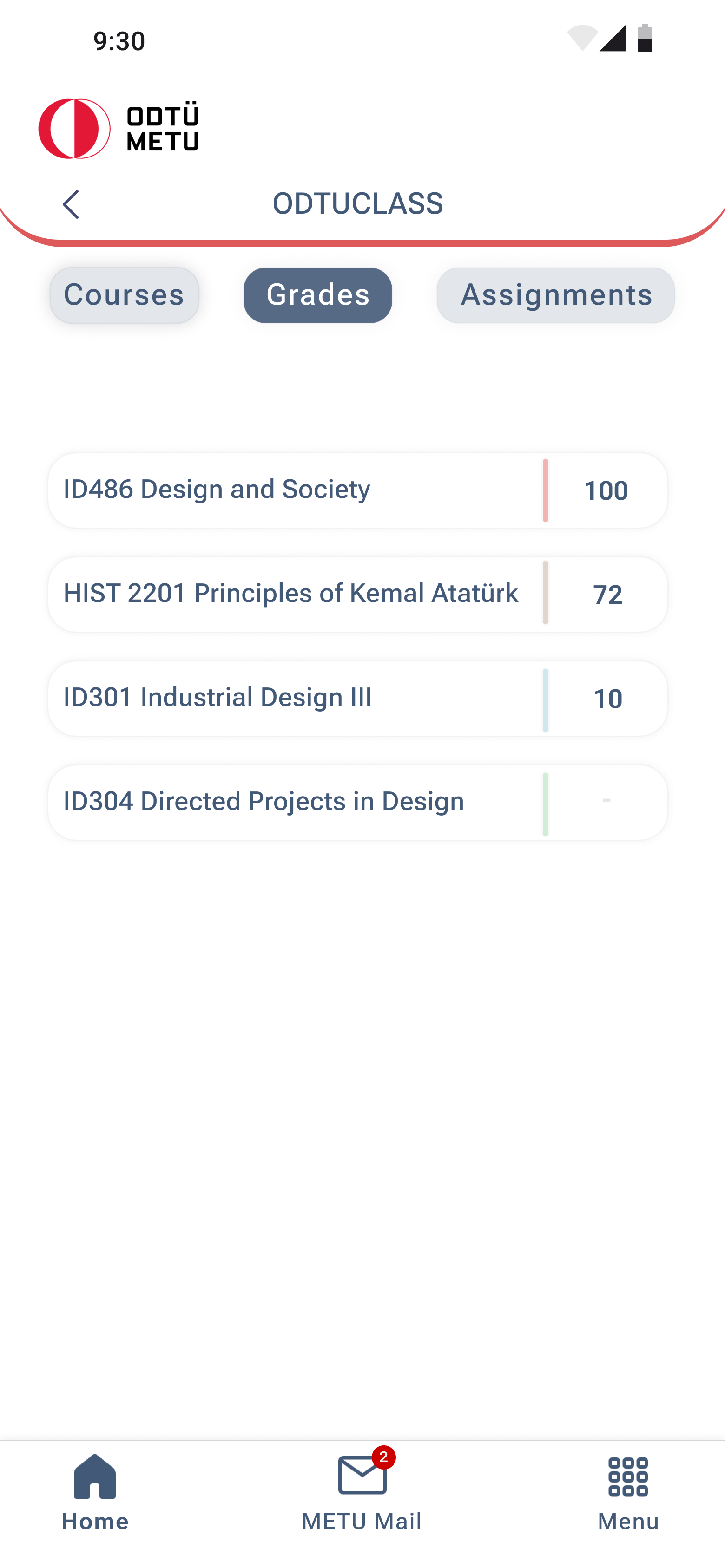 ODTÜClass — assignment detail