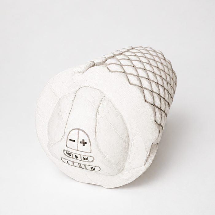 Speaker mock-up, textured shell